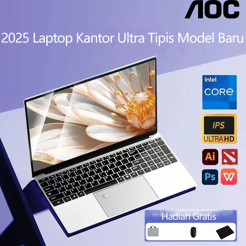 Laptop Intel Core N5095 Terbaru 2024 untuk Kantor, Game, dan Penggunaan Rumah