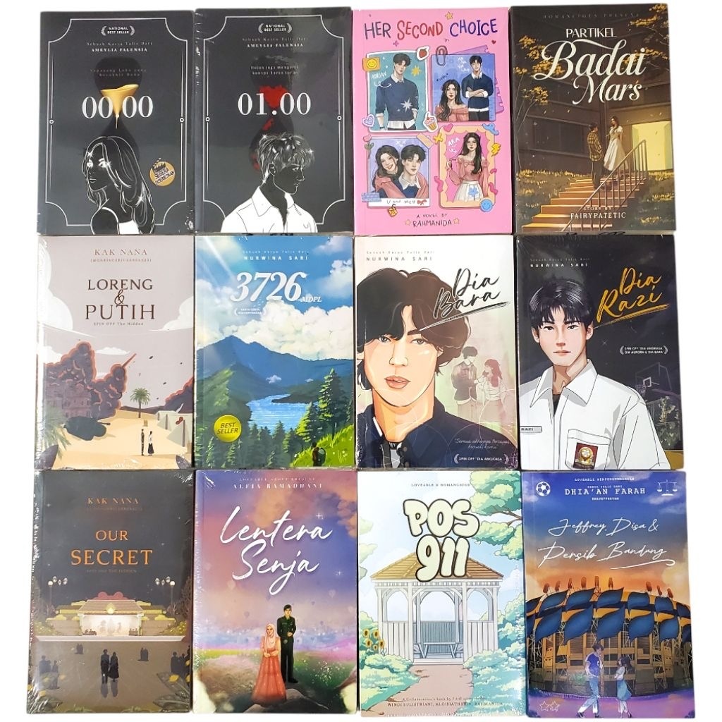 (Promo) Novel Remaja / Novel Romansa / Romancious / Fiksi / Novel Best Seller (Original 10.000%)